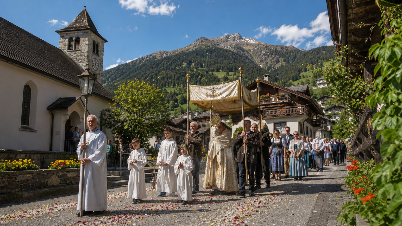 Fronleichnam im Schweizer Alltag
