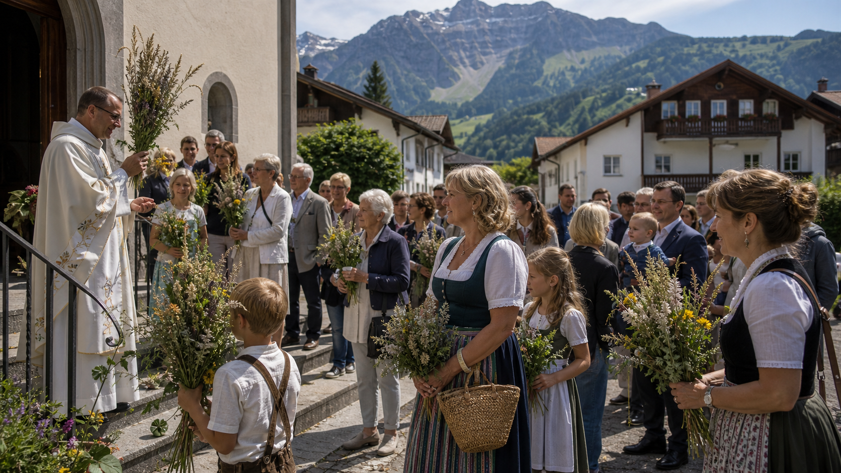 Mariä Himmelfahrt in der Schweiz im passenden regionalen Kontext
