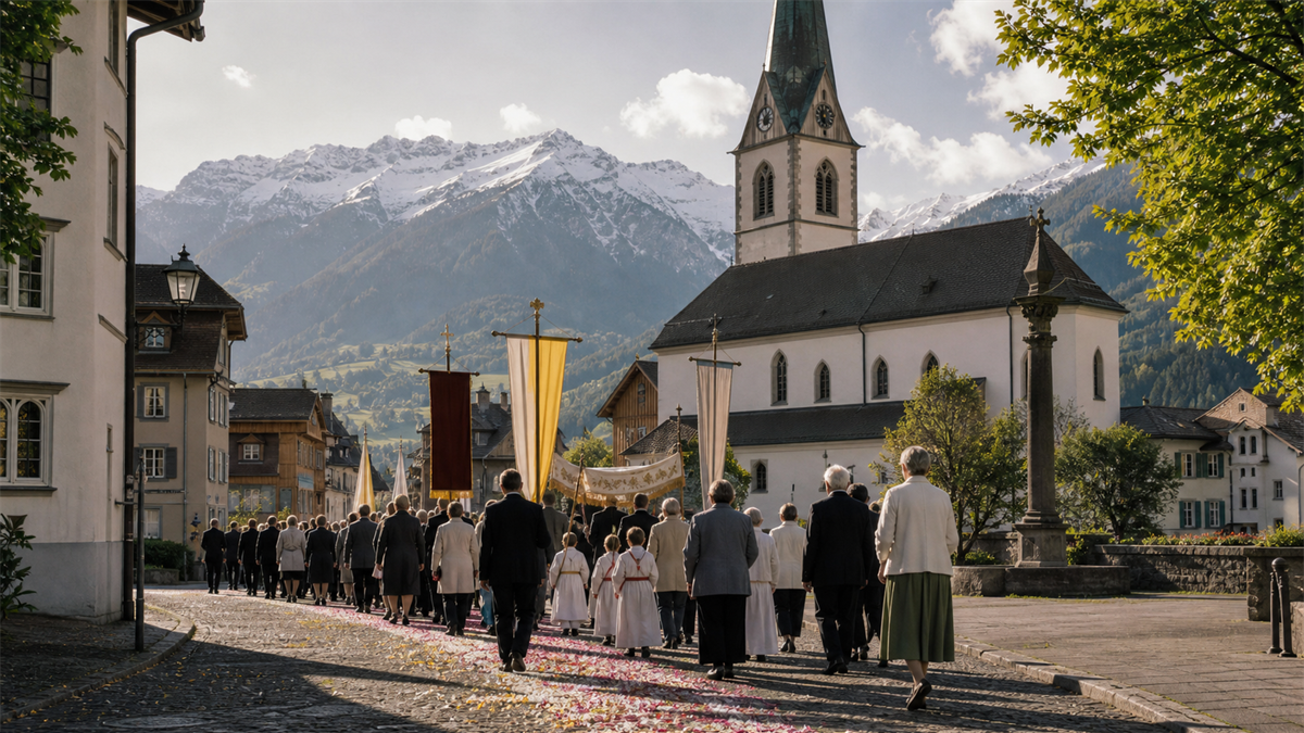 Näfelser Fahrt in der Schweiz im passenden regionalen Kontext